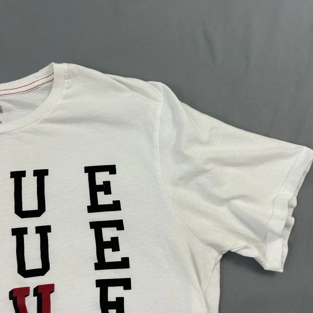True‎ Religion T-Shirt Men's White Large Cotton Graphic Print Short Sleeve Stack